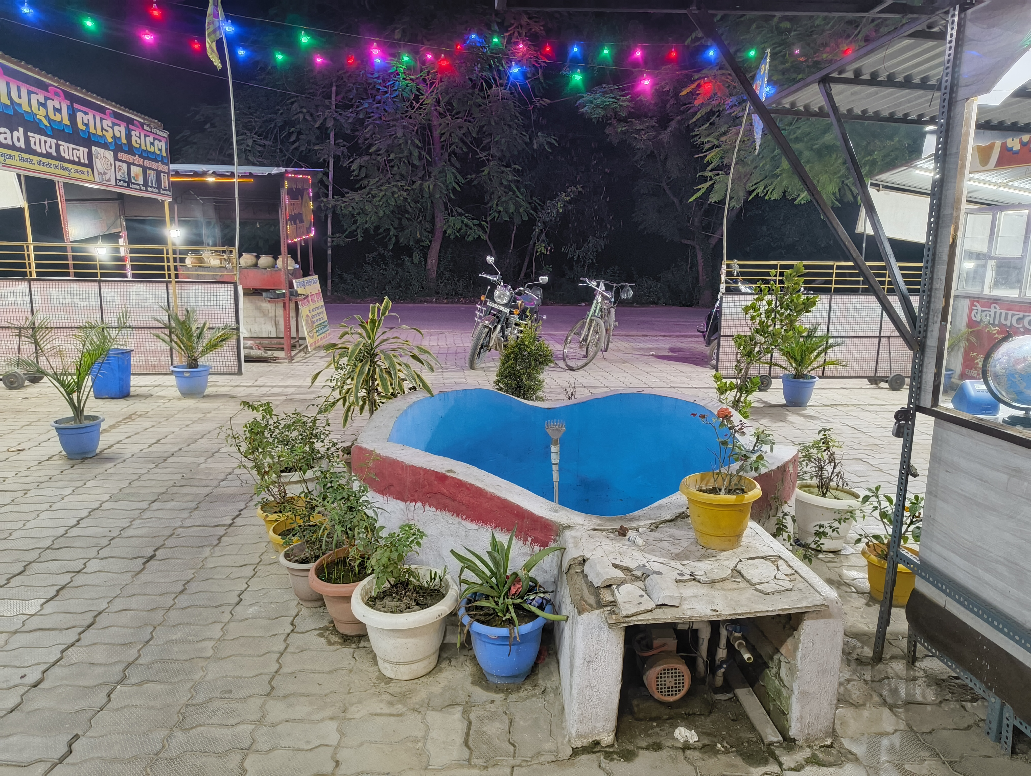 Hotel Exterior at Night